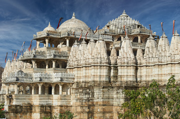Ranakpur Jain temple or Chaturmukha, Dharana, Vihara, is a Jain temple at Ranakpur