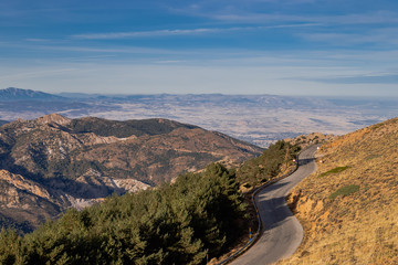 road in mountains