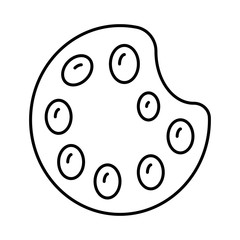 icon set for paint  , color  and palette