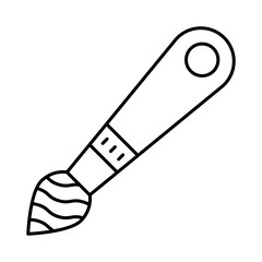 icon set for brush  , paint  and painting