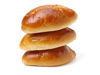 bread on white background