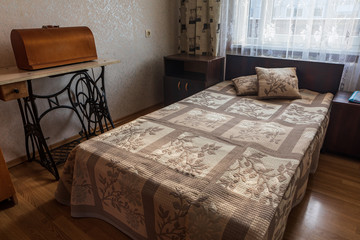 Interior of typical soviet style apartment