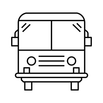 icon set for bus  , transport  and travel