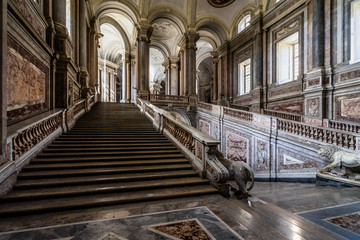 The Staircase of the Royal Palace of Caserta by Vanvitelli is the perfect synthesis of baroque and...