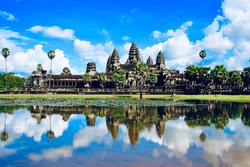Angkor Wat temple in cambodia