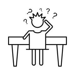 icon set for idea , thinking  and FAQ