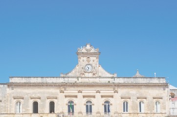 Fototapeta na wymiar Town Hall - Ostuni, Italy