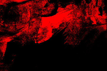 black and red hand painted brush grunge background texture