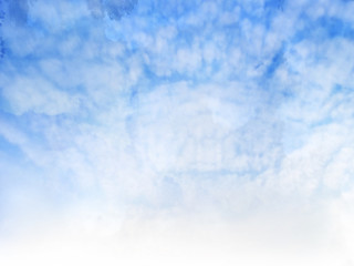 Color sky with clouds as background