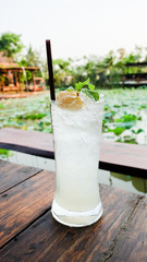 Refresh lychee soda for drink