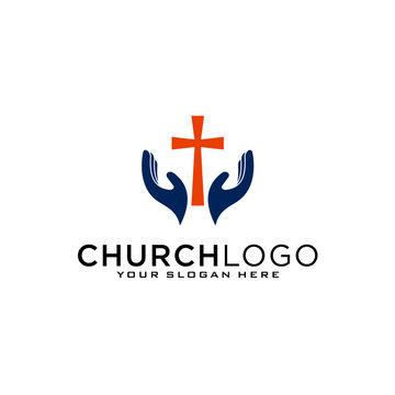 Church vector logo symbol graphic abstract template