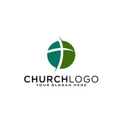 Church vector logo symbol graphic abstract template