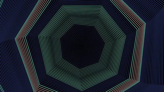 Heptagon Waves Looping Background