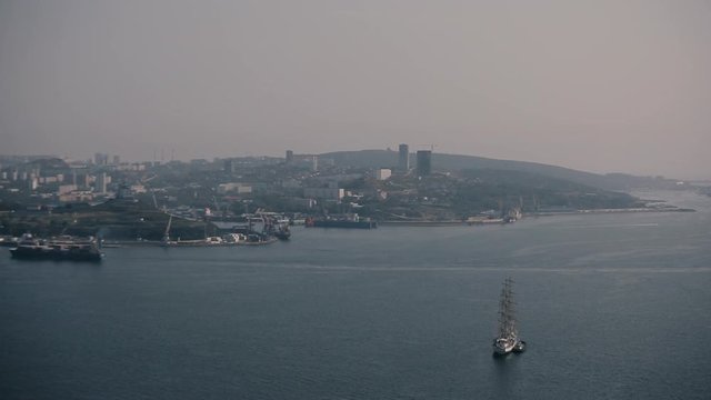 Panorama Bay Of Vladivostok City