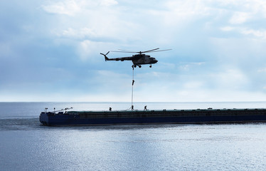 special operations forces landing on ship