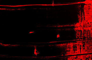 Fototapeta na wymiar black and red hand painted brush grunge background texture