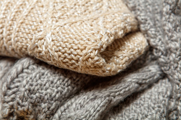 Fototapeta na wymiar Knitwear texture at close range