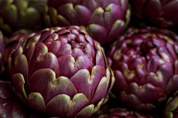 Artichokes in Roma's market of Testaccio