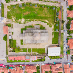 Panoramic view of Mtskheta, The Old Town Lies At The Confluence Of The Rivers Mtkvari And Aragvi....