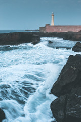 Lighthouse of Rabat in the Evening - Morocco