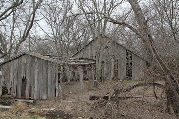 old abandoned barn