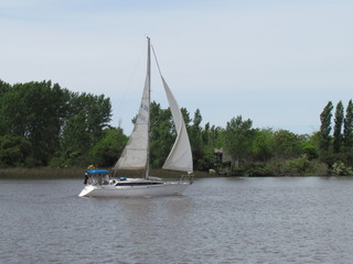 Tour boats are numerous on Santiago Island.