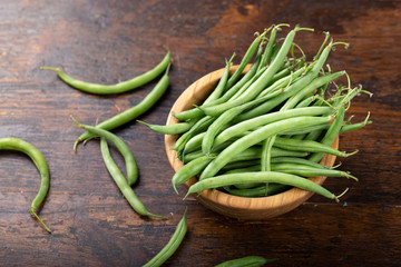 raw asparagus beans