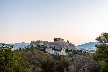 Fototapeta na wymiar Akropolis in Athen, Griechenland