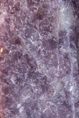 Semi Precious Pink Purple Gemstone Quartz Crystal Close Up