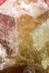 Orange Citrine Yellow Quartz Crystal Close Up 
