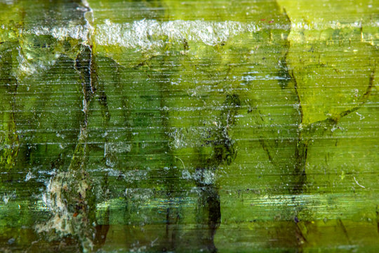 Green Emerald Quartz Gemstone Close Up 