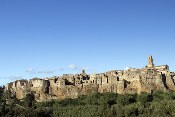 Fototapeta premium Pitigliano, one of the most beautiful town in Tuscany, Italy.