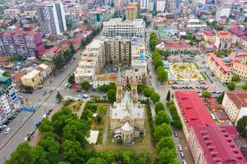 Fototapeta na wymiar Cathedral of the Nativity of the Blessed Virgin Mary or Batumi Mother of God. Batumi. Georgia.