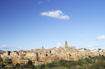 Fototapeta premium Pitigliano, one of the most beautiful town in Tuscany, Italy.