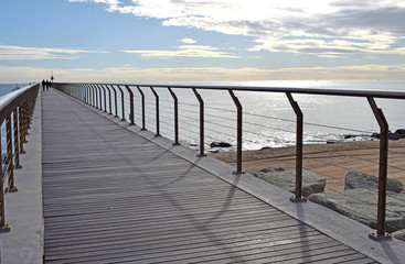 Naklejka premium Puente del Petroleo, en Badalona Barcelona 