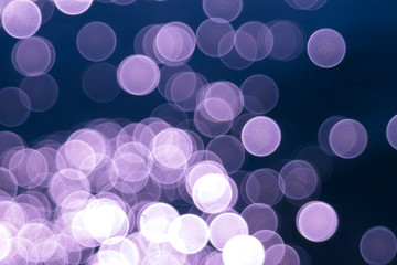 Round violet spots on blue background
