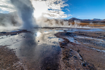 Geyser del Tatio, Atacama Desert, Chile