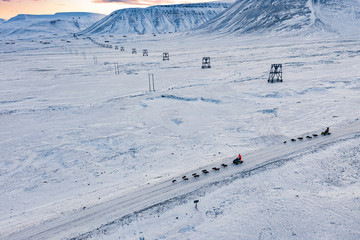 svalbard norway dog sledding