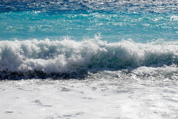 Fototapeta premium Violent wave of the sea