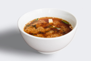 Food on a white background