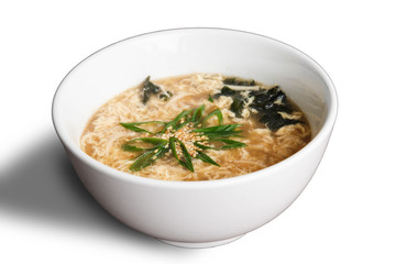 Food on a white background