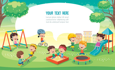 Children Playing In The Park