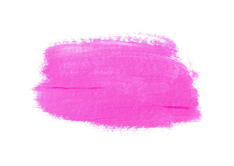 Abstract pink watercolor on white background.