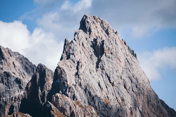 Seceda the Mountain in Dolomites