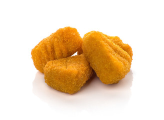 Fried Cheese isolated on white background