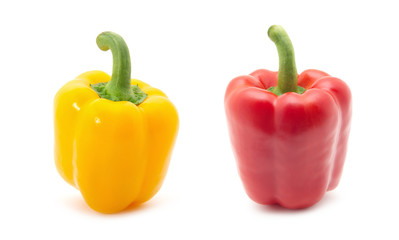 Sweet pepper isolated on a white background