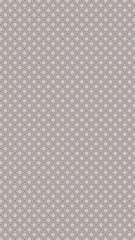 Fototapeta premium Abstract geometric flower design. Repeated seamless pattern for textile, wallpaper, wrapping paper, prints, surface design, inlay, parquet, web background or another accent etc