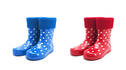 Gumboots. Isolated on white background