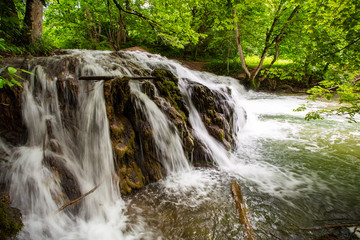 Wasserfall im Lautertal auf der Schwäbischen Alb
