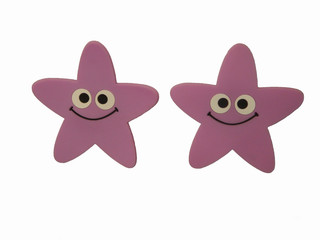 illustration, cute, isolated, star, christmas, new year, star on a white background